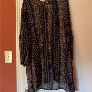 Bubble sleeve tunic